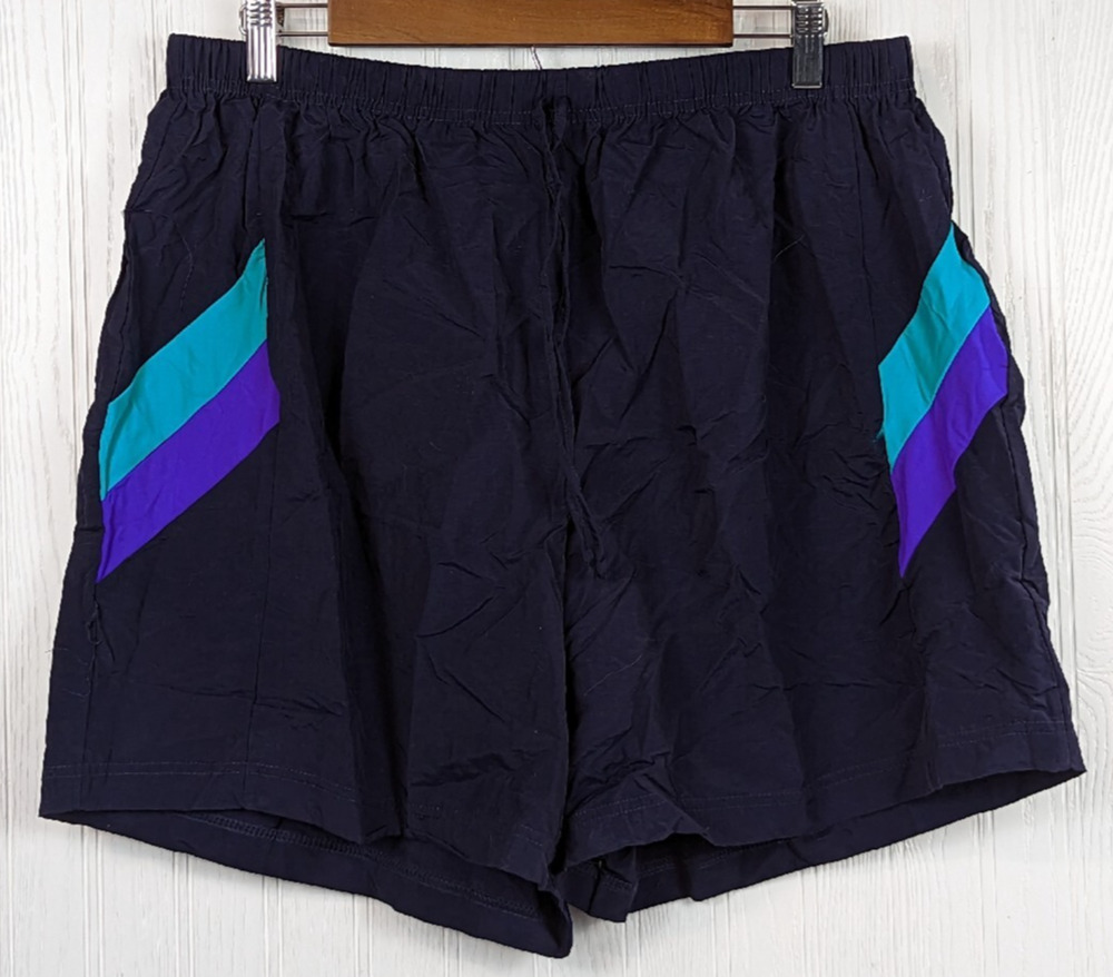Women's Inches Off Cover Up 90s Swimwear Shorts Bottoms Black Size 1X
